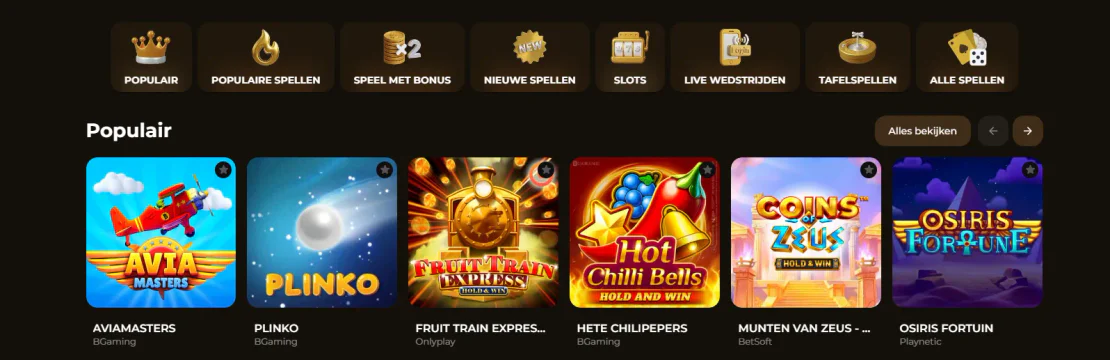 lord of spins casino spellen